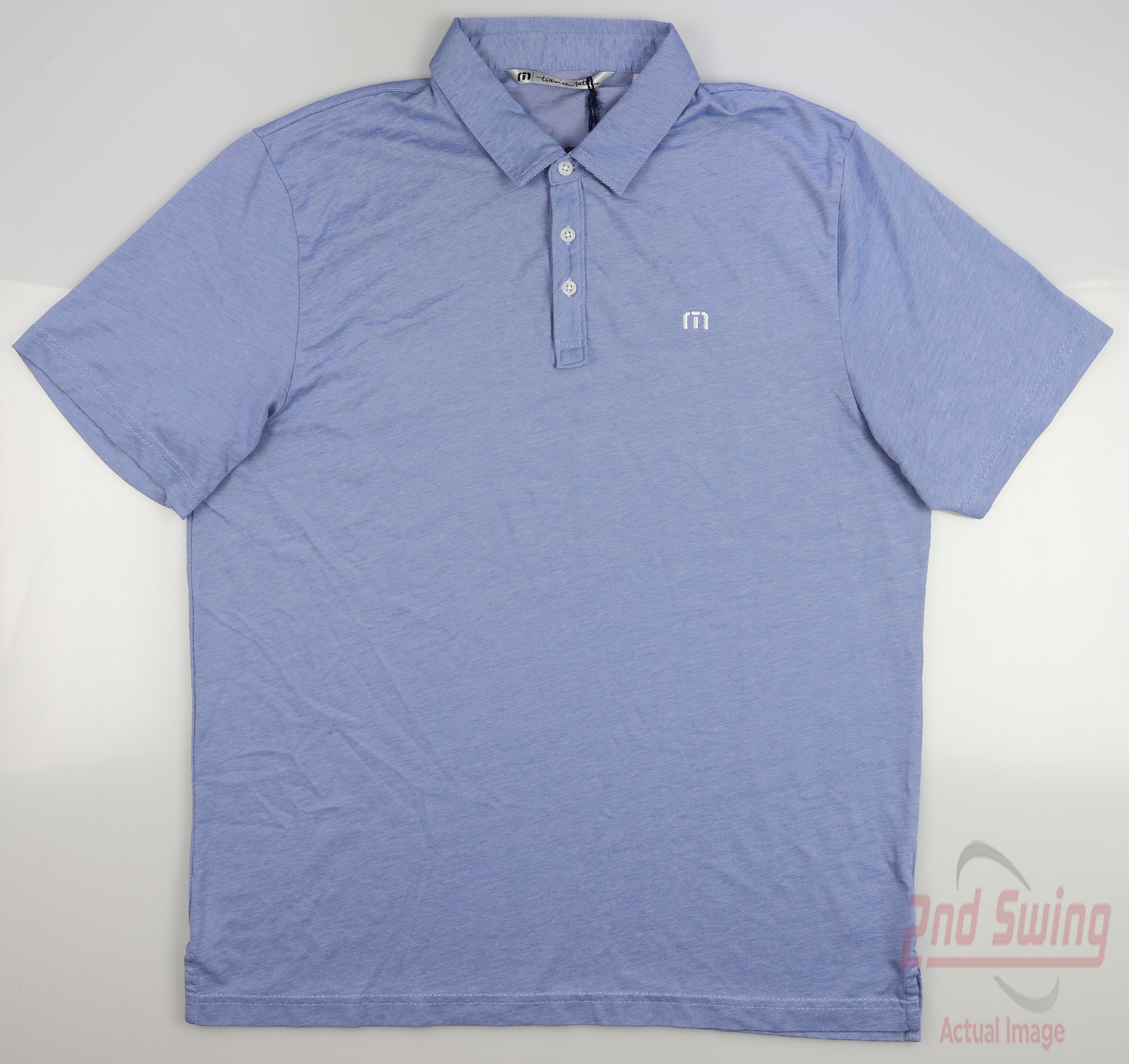 New Mens Travis Mathew Golf Polo X-Large XL Blue MSRP $90 | 2nd Swing Golf