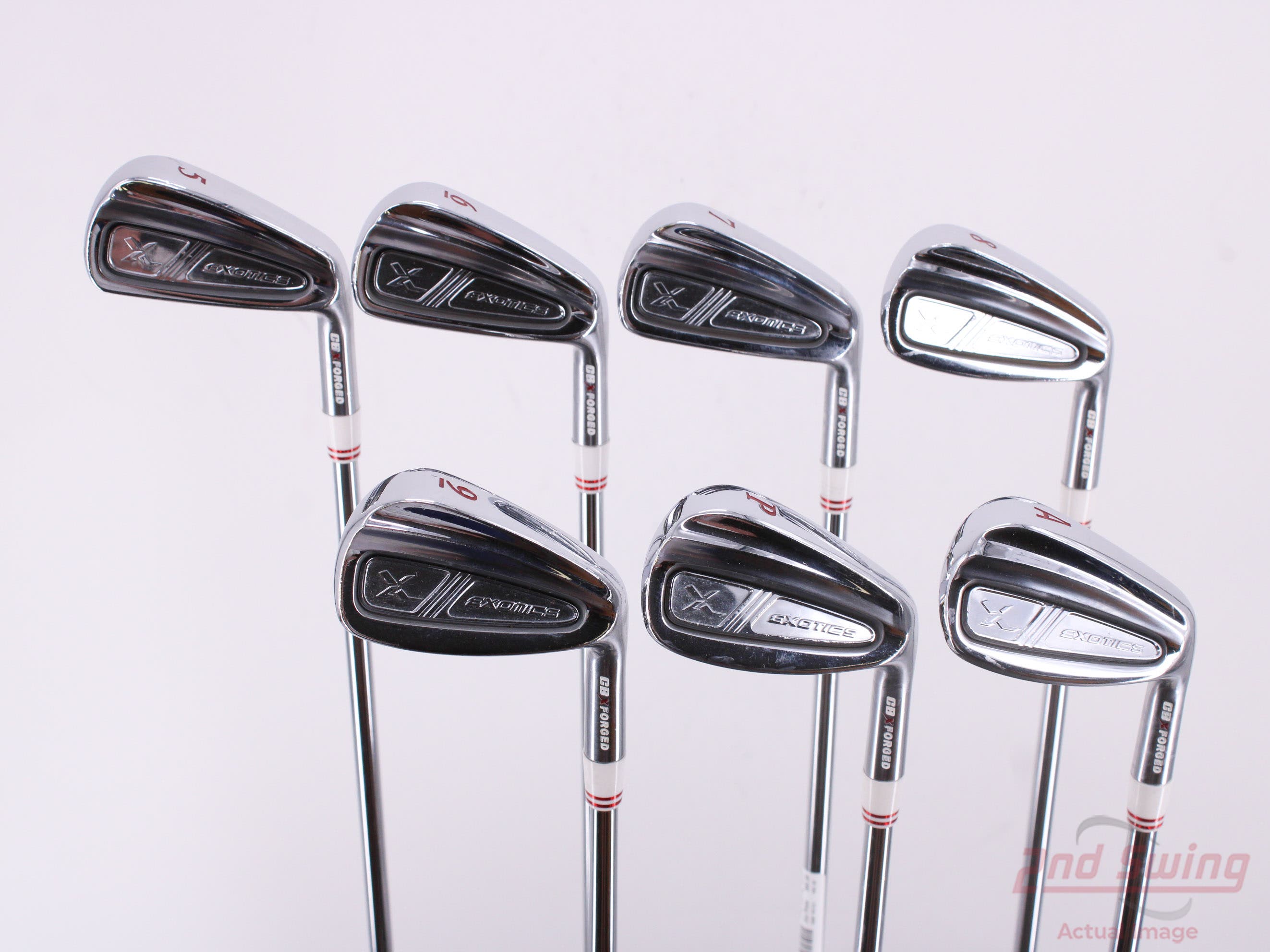 Tour Edge Exotics CBX Forged Iron Set 5-PW GW True Temper Dynamic Gold ...