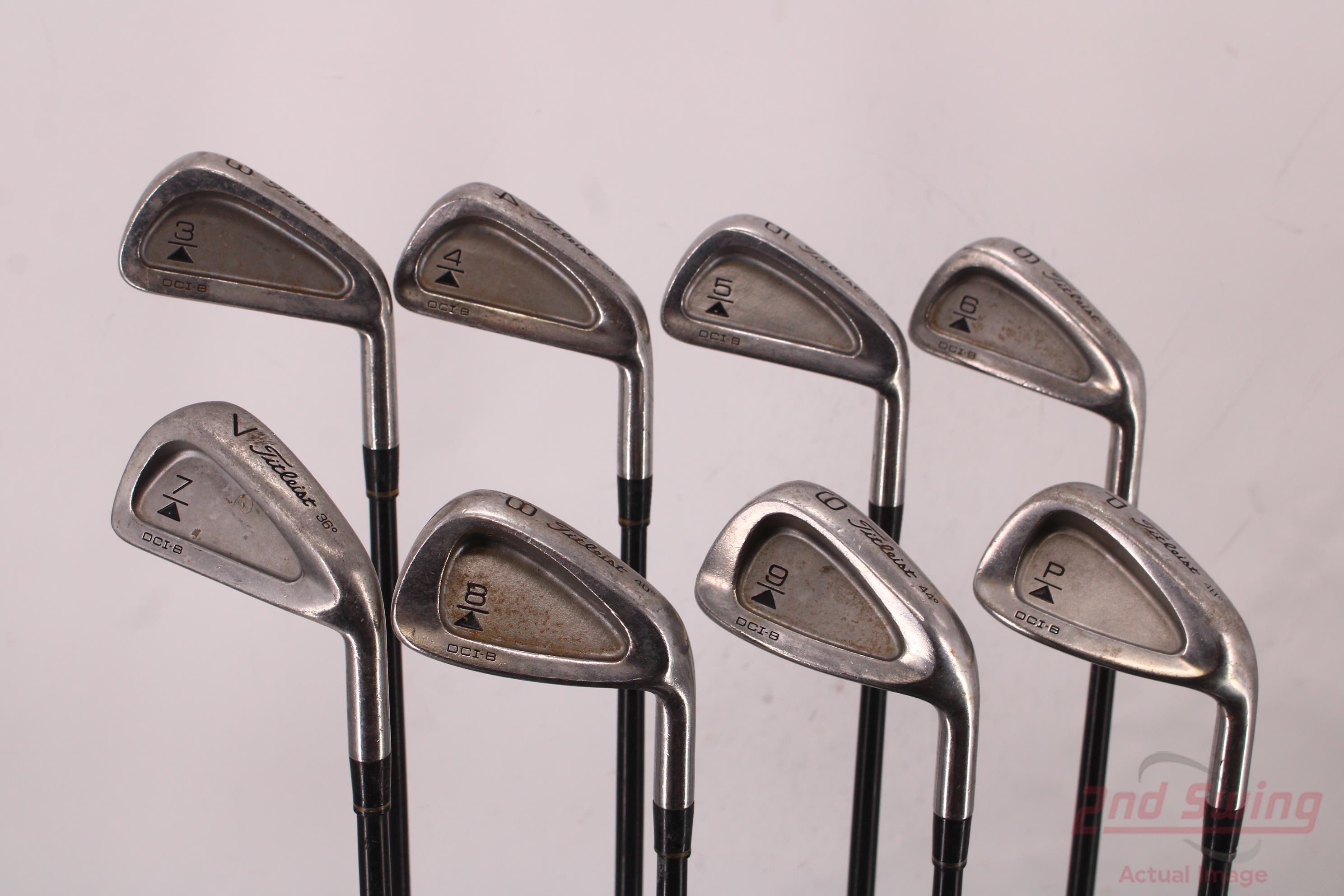 Titleist DCI Black Iron Set 3-PW Stock Graphite Shaft Graphite Stiff ...