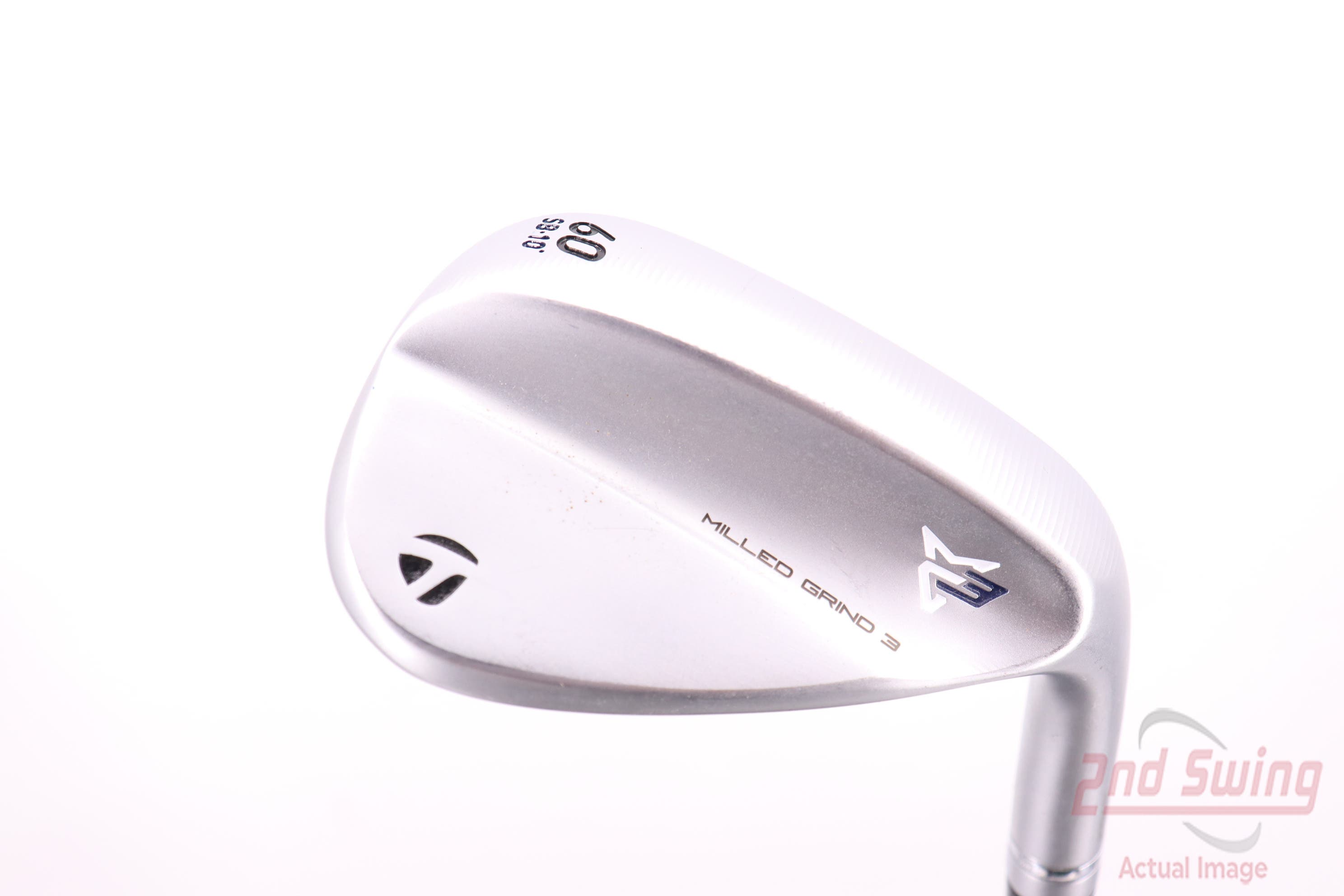 TaylorMade Milled Grind 3 Raw Chrome Wedge (D-72332246502) | 2nd