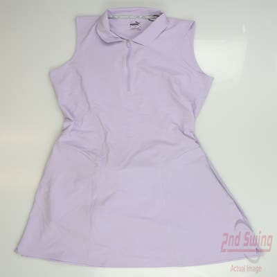 New Womens Puma Cruise Dress Small S Purple MSRP $70