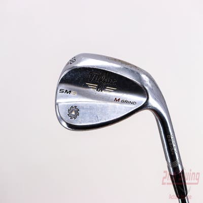 Titleist Vokey SM6 Tour Chrome Wedge Lob LW 58° 8 Deg Bounce M Grind SM6 BV Steel Wedge Flex Right Handed 35.0in