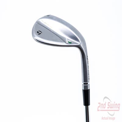 TaylorMade Milled Grind 4 Chrome Wedge Lob LW 58° 7 Deg Bounce Stock Steel Shaft Steel Wedge Flex Right Handed 34.75in