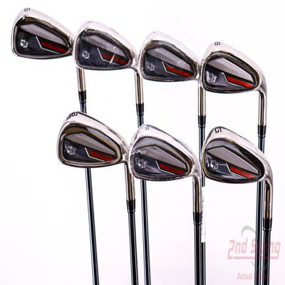 Mint Wilson Staff Dynapwr Iron Set 5-PW GW UST Recoil Dart HB 65 IP Blue Graphite Regular Right Handed 38.0in