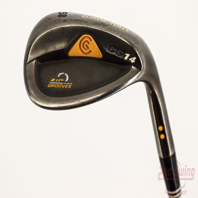 Cleveland CG14 Gunmetal Wedge Lob LW 58° 12 Deg Bounce Cleveland Traction Wedge Steel Wedge Flex Right Handed 35.5in