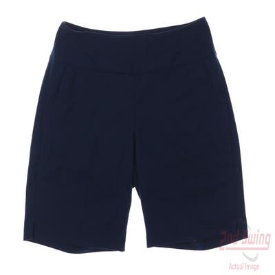 New Womens Adidas Shorts Medium M Navy Blue MSRP $78