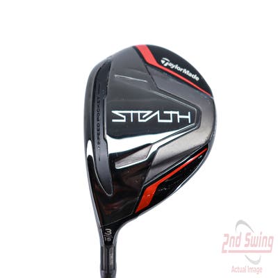 Mint TaylorMade Stealth Fairway Wood 3 Wood 3W 15° Fujikura Ventus Red 6 Graphite Stiff Left Handed 43.5in