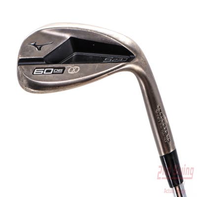 Mizuno S23 Copper Cobalt Wedge Lob LW 60° 6 Deg Bounce X Grind FST KBS Hi-Rev 2.0 Steel Wedge Flex Right Handed 35.5in