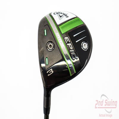 Callaway EPIC Max Fairway Wood 3 Wood 3W 15° Aldila X Torsion Green 70 Graphite Tour X-Stiff Left Handed 43.0in