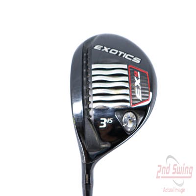 Tour Edge Exotics EX9 Fairway Wood 3 Wood 3W 15° Mitsubishi Bassara E-Series 42 Graphite Senior Left Handed 46.0in