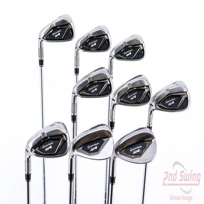 TaylorMade M4 Iron Set 4-PW AW SW FST KBS MAX 85 Steel Regular Left Handed 39.0in