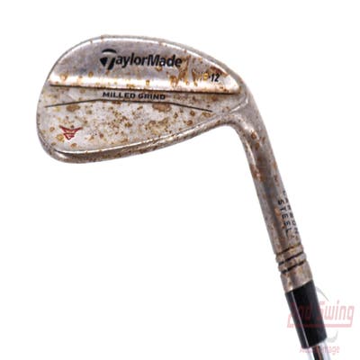 TaylorMade Milled Grind Raw Wedge Gap GW 50° 12 Deg Bounce HB Project X Rifle 6.0 Steel Stiff Right Handed 36.5in