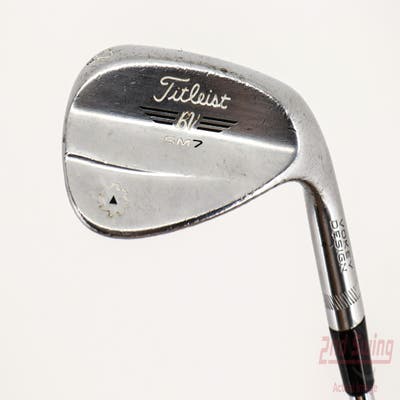 Titleist Vokey SM7 Tour Chrome Wedge Gap GW 52° 8 Deg Bounce F Grind SM7 BV Steel Wedge Flex Right Handed 35.75in