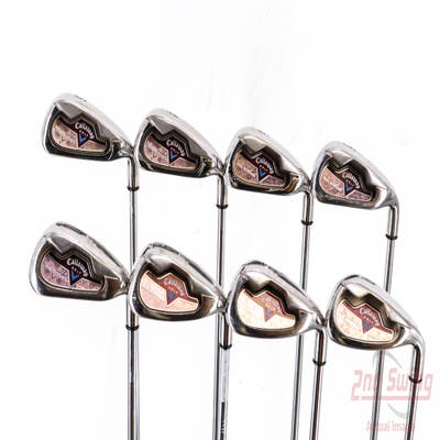 Callaway 2006 Big Bertha Iron Set 3-PW Callaway Gems Steel Ladies Right Handed 37.0in