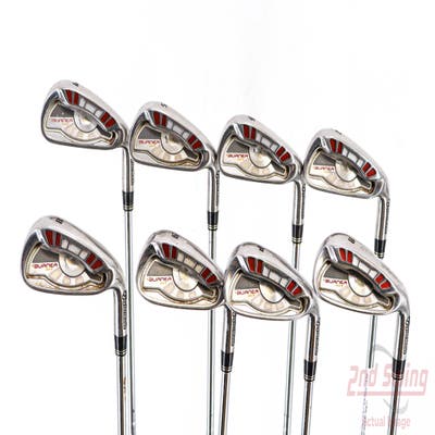 TaylorMade Burner HT Iron Set 4-PW AW TM Burner 2.0 85 Steel Stiff Right Handed 38.25in