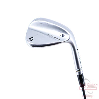 TaylorMade Milled Grind 3 Raw Chrome Wedge Lob LW 60° 10 Deg Bounce FST KBS Tour $-Taper Steel Stiff Right Handed 35.25in