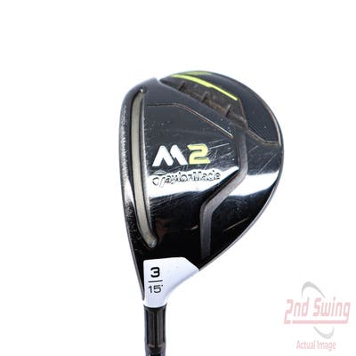 TaylorMade 2019 M2 Fairway Wood 3 Wood 3W 15° TM M2 Reax Graphite Stiff Left Handed 43.5in