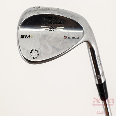 Titleist Vokey SM6 Tour Chrome Wedge Sand SW 56° 10 Deg Bounce S Grind SM6 BV Steel Wedge Flex Right Handed 35.25in