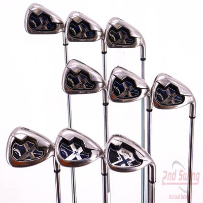 Callaway X-18 Iron Set 4-PW SW LW Dynamic Gold SL S300 Steel Stiff Right Handed 37.75in