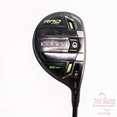 Cobra RAD Speed Big Tour Fairway Wood 3 Wood 3W 14.5° Fujikura Motore X F1 7 Graphite Stiff Right Handed 43.0in