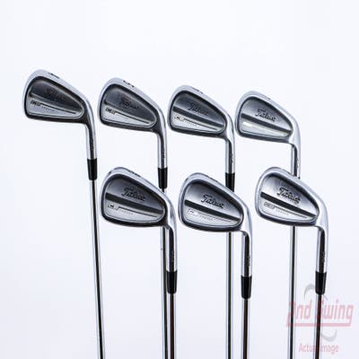 Titleist 714 CB Iron Set 4-PW Stock Steel Shaft Steel Regular Right Handed 38.5in