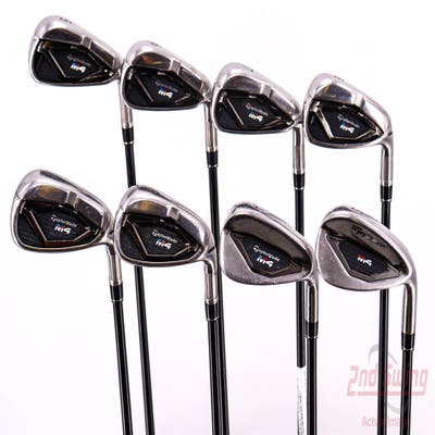 TaylorMade M4 Iron Set 5-PW AW SW Fujikura ATMOS 5 Red Graphite Senior Right Handed 38.5in