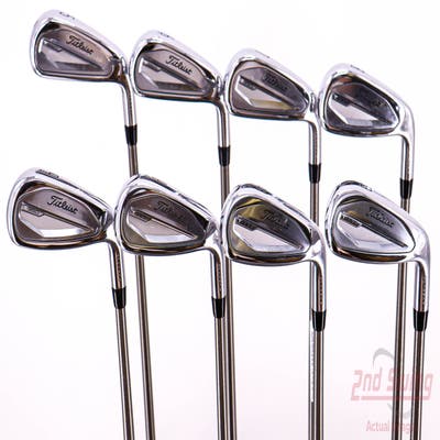 Titleist 2023 T350 Iron Set 5-PW AW GW Aerotech SteelFiber i110cw Graphite Regular Right Handed 38.0in