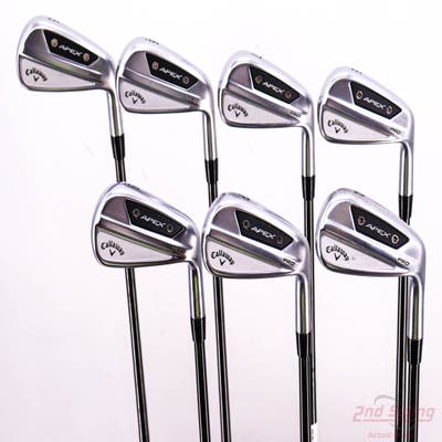 Callaway Apex Pro 24 Iron Set 5-PW AW FST KBS S-Taper Steel Stiff Right Handed 38.25in