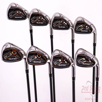 TaylorMade Burner 2.0 HP Iron Set 4-PW AW TM Superfast 65 Graphite Senior Right Handed 38.5in