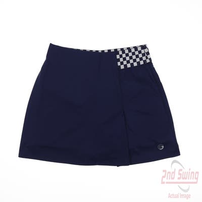 New Womens Foray Golf Skort Large L Navy Blue MSRP $160