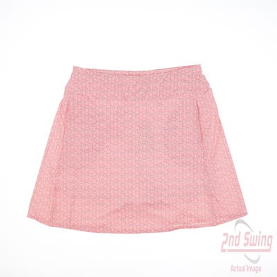 New Womens Fairway & Greene Skort Large L Coral MSRP $125