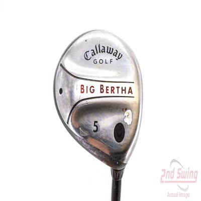 Callaway 2004 Big Bertha Fairway Wood 5 Wood 5W Callaway RCH 75w Graphite Stiff Right Handed 42.0in