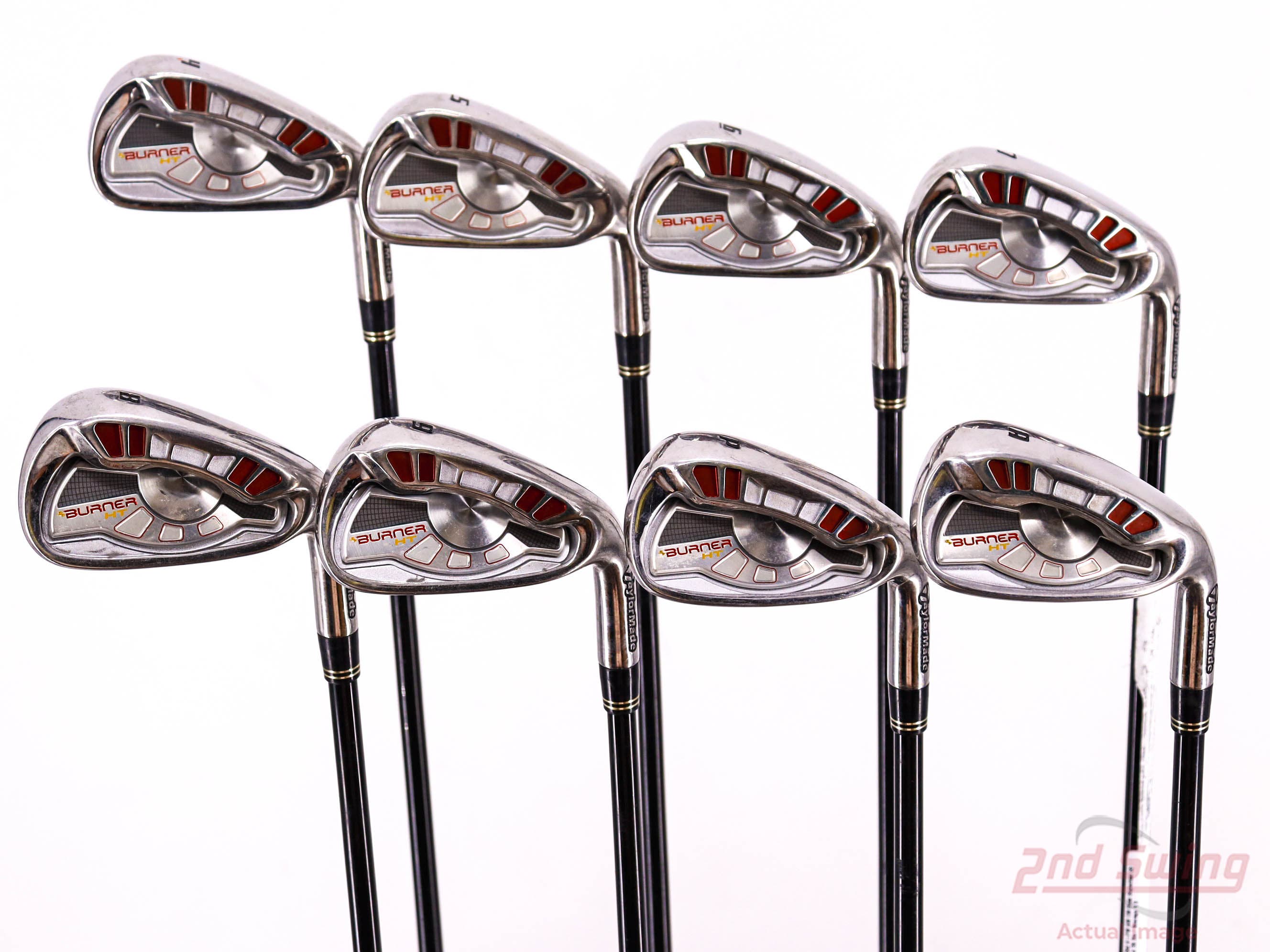 Taylormade Burner HT outlet Iron Set, 4-PW, AW MISSING 6 Iron Reg Flex Shafts