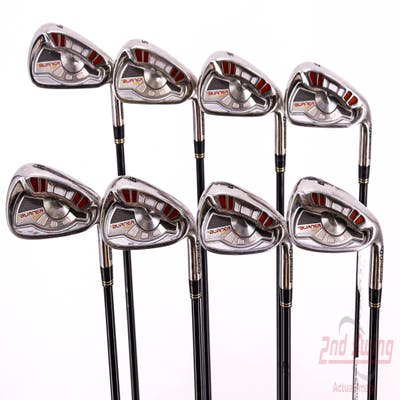 TaylorMade Burner HT Iron Set 4-PW AW TM Reax Superfast 65 Graphite Senior Right Handed 38.0in