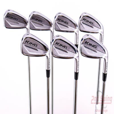 Cobra 2020 KING Forged Tec One Iron Set 4-PW FST KBS Tour $-Taper Lite Steel Stiff Right Handed 37.5in