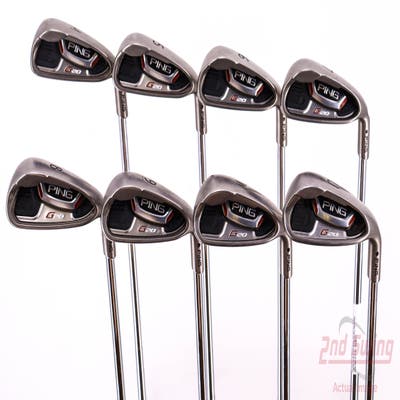 Ping G20 Iron Set 4-PW GW Ping CFS Steel Regular Right Handed Black Dot 37.75in