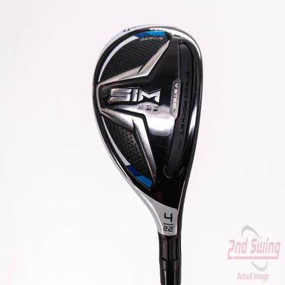 TaylorMade SIM MAX Hybrid 4 Hybrid 22° Fujikura Ventus Blue 5 Graphite Senior Right Handed 40.25in