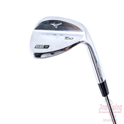 Mizuno T20 Satin Chrome Wedge Sand SW 56° 14 Deg Bounce Dynamic Gold Tour Issue S400 Steel Stiff Right Handed 35.5in