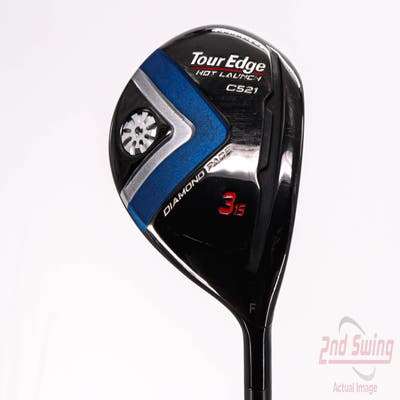 Tour Edge Hot Launch C521 Fairway Wood 3 Wood 3W 15° Aldila Rogue Black 60 Graphite Stiff Right Handed 43.0in