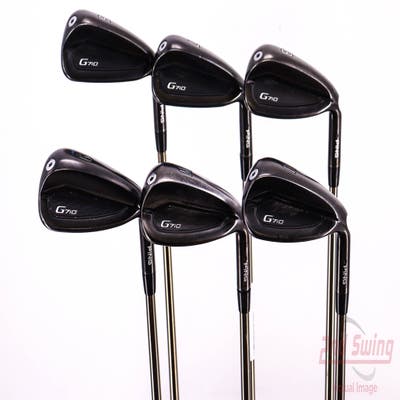 Ping G710 Iron Set 6-PW AW UST Mamiya Recoil 780 ES Graphite Stiff Right Handed Black Dot 37.0in