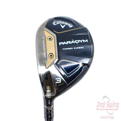 Callaway Paradym Fairway Wood 3 Wood 3W 15° Project X HZRDUS Black Gen4 60 Graphite Stiff Left Handed 43.5in