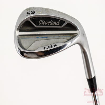 Cleveland CBX Wedge Lob LW 58° 10 Deg Bounce FST KBS Hi-Rev 2.0 115 Steel Regular Right Handed 35.5in