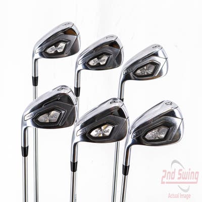 Titleist T400 Iron Set 6-PW AW Mitsubishi Fubuki MV-Series 55 Graphite Regular Left Handed 38.0in