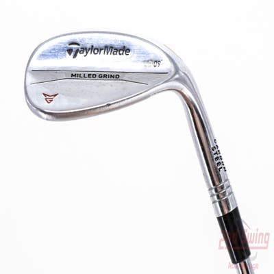 TaylorMade Milled Grind Satin Chrome Wedge Lob LW 58° 9 Deg Bounce True Temper Dynamic Gold Steel Wedge Flex Right Handed 35.0in