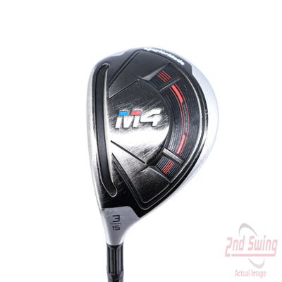 TaylorMade M4 Fairway Wood 3 Wood 3W 15° Fujikura ATMOS 5 Red Graphite Regular Left Handed 43.5in