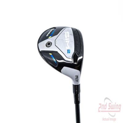 TaylorMade SIM2 Titanium Fairway Wood 3 Wood 3W 15° MCA Tensei AV Blue Raw 65 Graphite Stiff Right Handed 43.25in