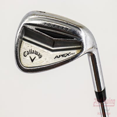 Callaway Apex Pro Single Iron Pitching Wedge PW Stock Steel Shaft Steel Regular Right Handed 35.75in