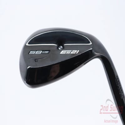 Mizuno ES21 Wedge Lob LW 58° 8 Deg Bounce FST KBS Hi-Rev 115 Black Steel Wedge Flex Right Handed 35.5in