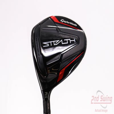 Mint TaylorMade Stealth Fairway Wood 3 Wood 3W 15° Fujikura Ventus Red 5 Graphite Regular Left Handed 43.5in