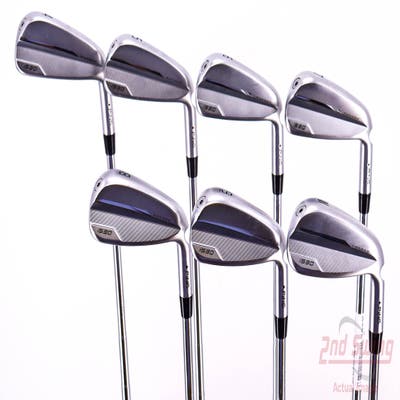 Ping i530 Iron Set 4-PW Dynamic Gold Mid 115 Steel Stiff Right Handed Black Dot 38.5in